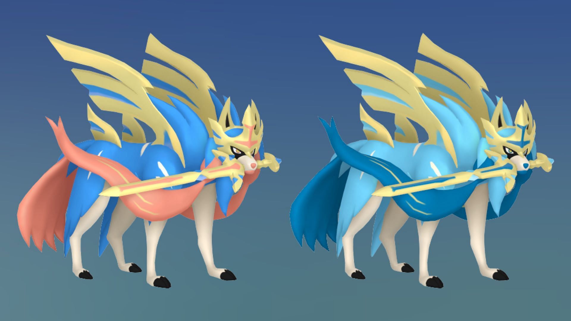 Shiny Crowned Sword Zacian (Image via TPC)